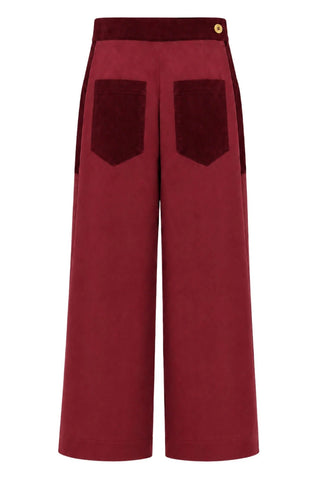 MARIGOLD Pantalon Rocky - Rouge Vin