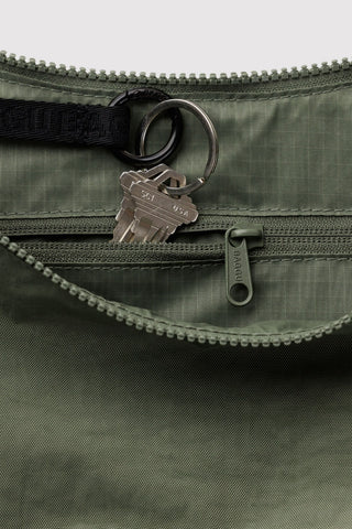 BAGGU Medium Nylon Crescent Bag - Caper