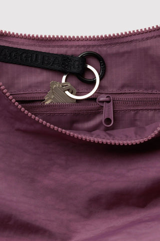 BAGGU Sac Moyen Crescent Nylon - Wild Plum