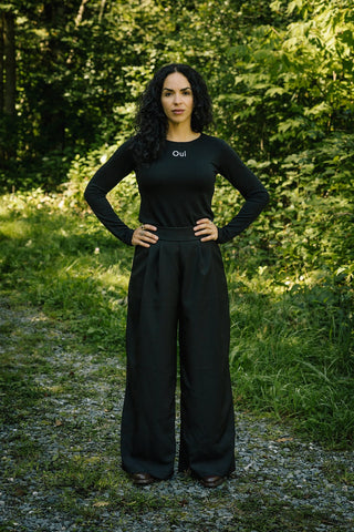 MERCEDES MORIN Pantalon Paloma Long - Noir