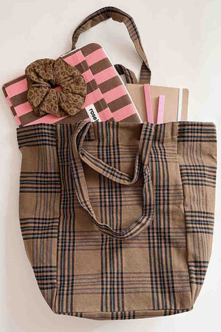 ROSE IN APRIL Sac Cabas Élisabeth - Tartan