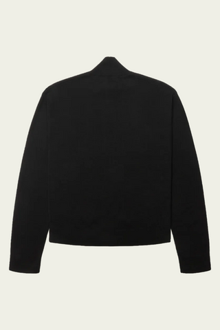 WOODBIRD Cardigan Zippé Fang - Noir