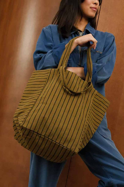 ROSE IN APRIL Sac Cabas Élisabeth - Tennis Olive