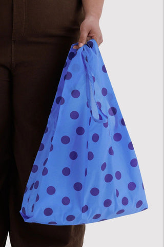 BAGGU Sac Réutilisable Standard - Polka Dot Bleu