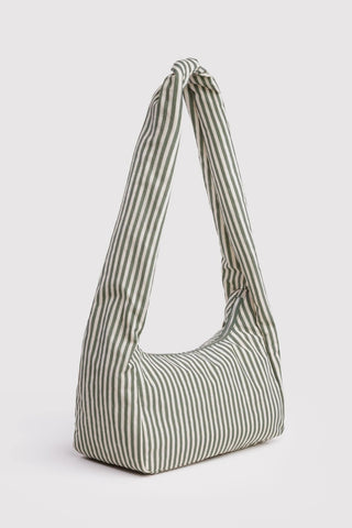 BAGGU Sac Meringue - Sage Stripe