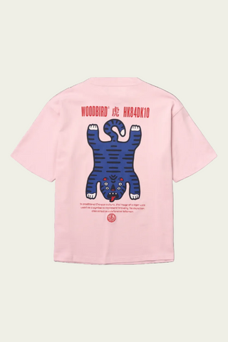 WOODBIRD T-Shirt Balo Tiger - Rose