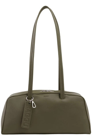 BAGGU Sac Bowler Cuir Recyclé - Vert