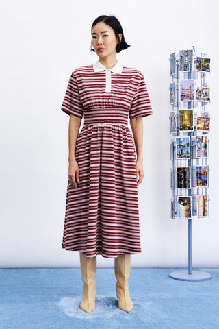 FRNCH Misen Dress - Burgundy