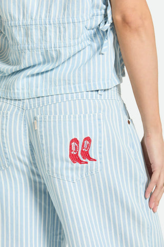 BRIXTON Chloé Pants - Two Boot Stripe
