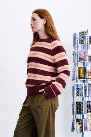 FRNCH Nara Sweater - Burgundy