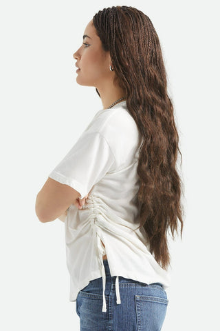 BRIXTON T-Shirt Carefree Cinch - Blanc Cassé