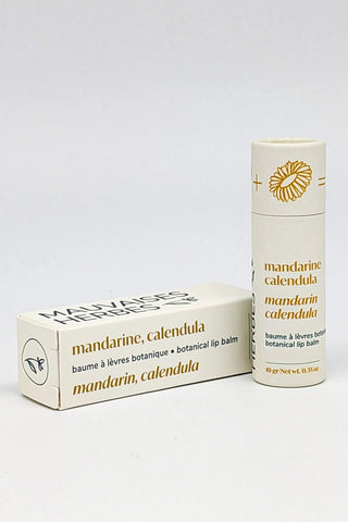 LES MAUVAISES HERBES Baume à lèvre - Mandarine et Calendula