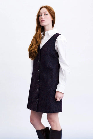 FRNCH Seochon Dress - Burgundy