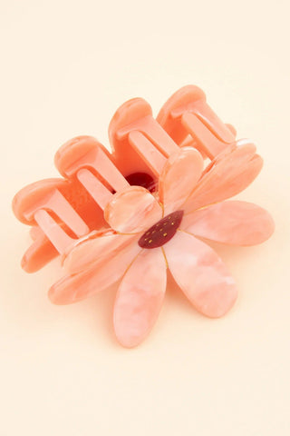 COUCOU SUZETTE Pince à Cheveux - Fleur Rose