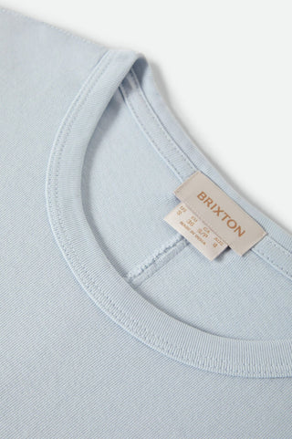 BRIXTON T-Shirt Carefree - Blue Aura