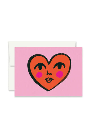 PAPEROLE Mini Carte Coeur