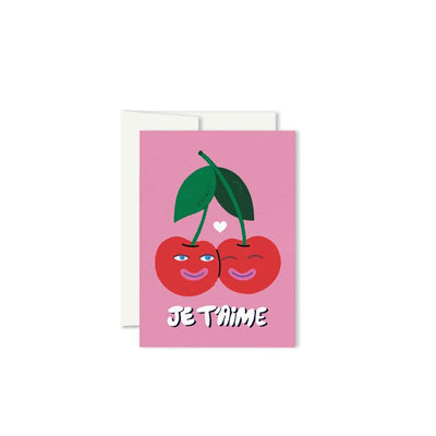 PAPEROLE Mini Card Cherries