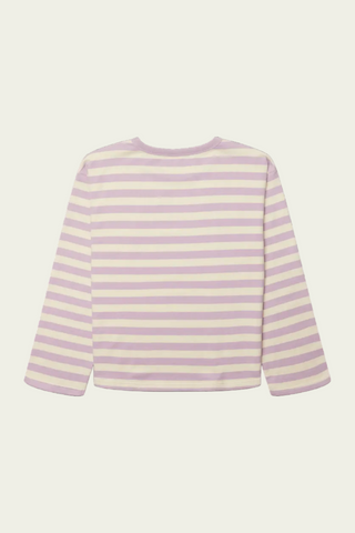 WOODBIRD T-Shirt Joul - Rose et Blanc
