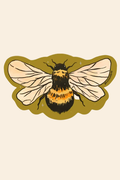 BRUSH & BIRD Autocollant Abeille