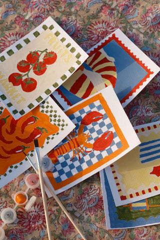 FRANGIPANE Peinture à Numéros - Set Méditerranée
