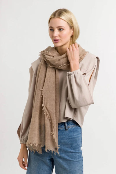FRAAS Foulard en Laine Uni