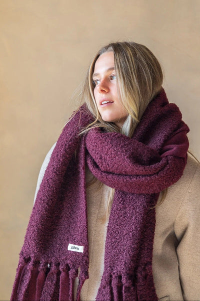 GIBOU Foulard Molletonné Bouclé