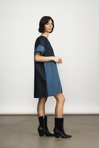 JENNIFER GLASGOW Robe Petra - Denim