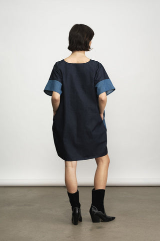 JENNIFER GLASGOW Robe Petra - Denim