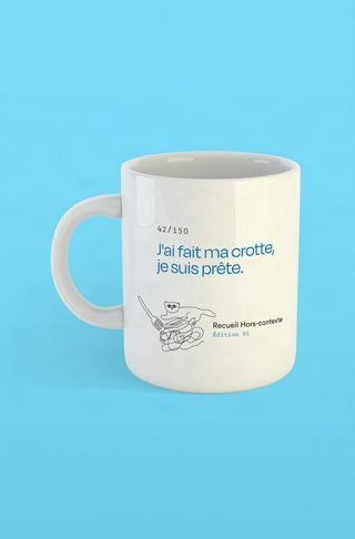 OUI MANON Tasse - J'ai fait ma crotte