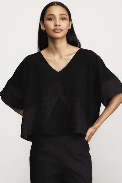 JENNIFER GLASGOW Fay Blouse - Black