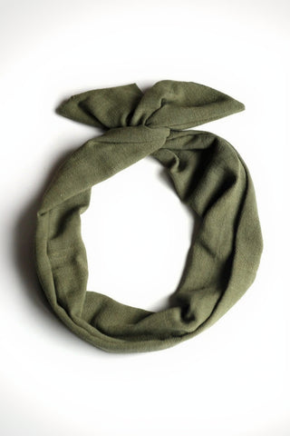 GIBOU Wide Twisted Linen Headband