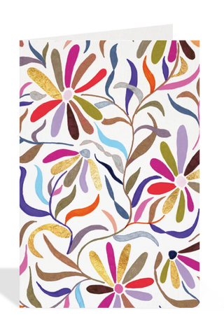 HALFPENNY POSTAGE Mini Carte Fleurie