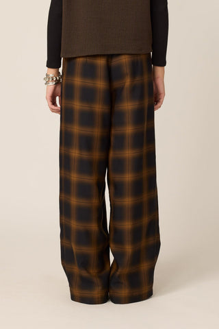CHLO Pantalon Zaho - Plaid Tan