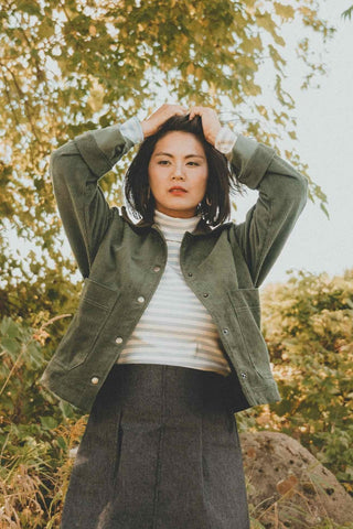 KAZAK Veste Tsugas - Corduroy Olive