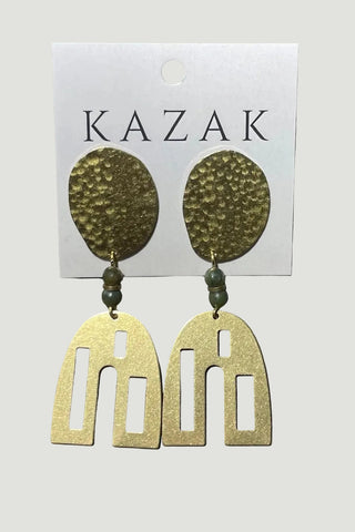 KAZAK Mallawi Earrings - Green