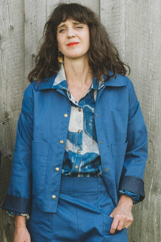 KAZAK Veste Tsugas - Denim Cobalt