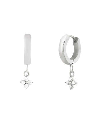 TWENTY COMPASS Boucles d'Oreilles Merveille - Argent
