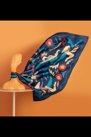 DORA NOLA Foulard en Soie 90 - Fresque