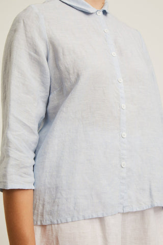 NAÏF Pippa Blouse - Light Blue Chambray