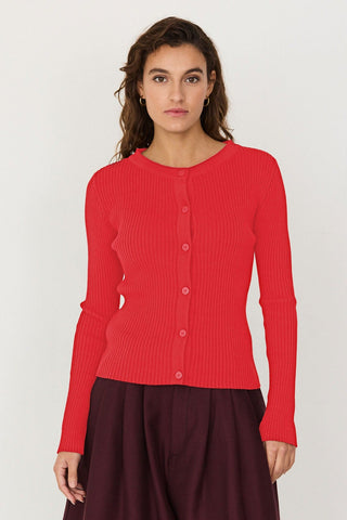 SKFK Cardigan Ekilore - Rouge