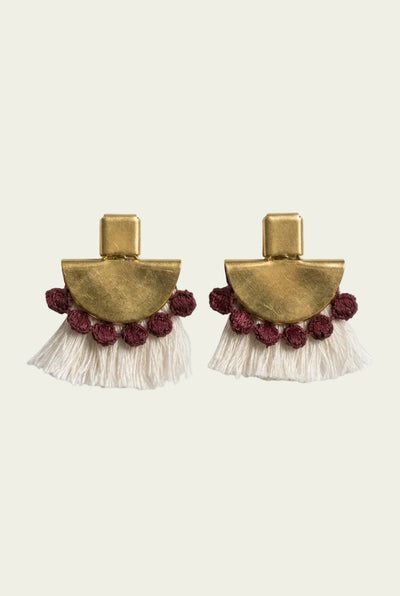 THIS ILK Boucles d'Oreilles Namib - Bourgogne