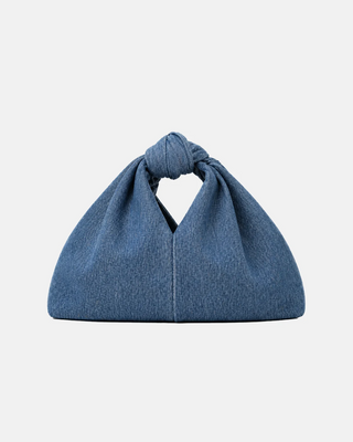 AMNOT Sac à Main Noeux en Jeans