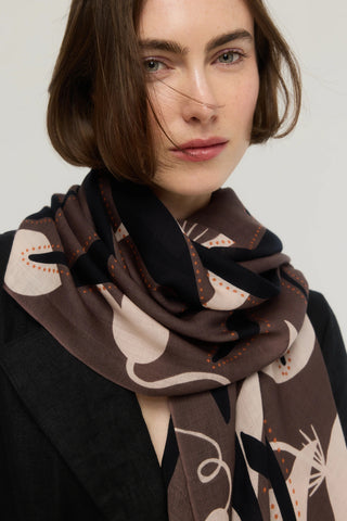 PRINCESSE & DRAGON Foulard Canopée