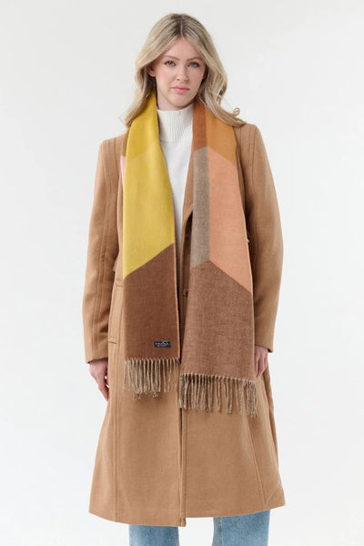 FRAAS Geometric Colorblock Cashmink Scarf