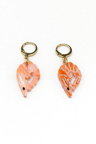DCONSTRUCT Boucles d'Oreilles Petite Crevette