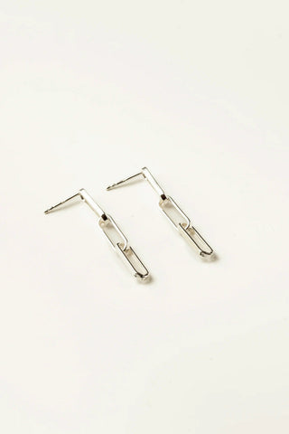 SARAH BIJOUX Boucles d'Oreilles Chaine Trombone