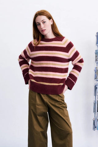 FRNCH Nara Sweater - Burgundy