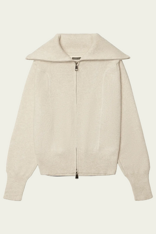 WOODBIRD Cardigan Zippé Lily - Sable