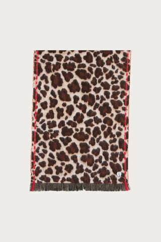 FRAAS Foulard en Laine Léopard