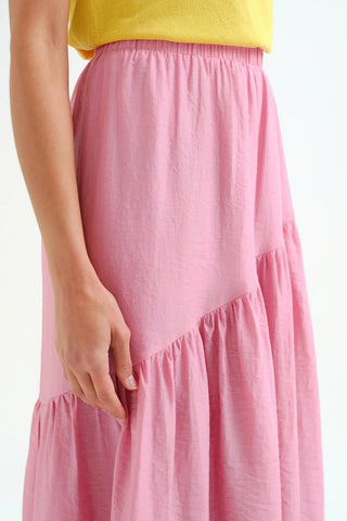 COMPANIA FANTASTICA Asymmetric Skirt - Pink